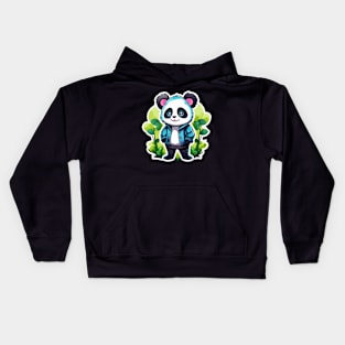 Panda Illustration Kids Hoodie